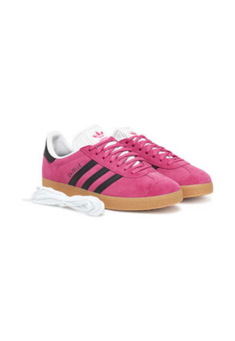 adidas Originals Pantofi sport din piele intoarsa cu logo si sireturi