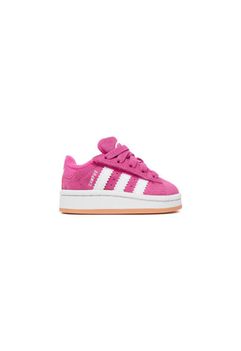 adidas Originals Pantofi sport din piele intoarsa cu logo si talpa plata