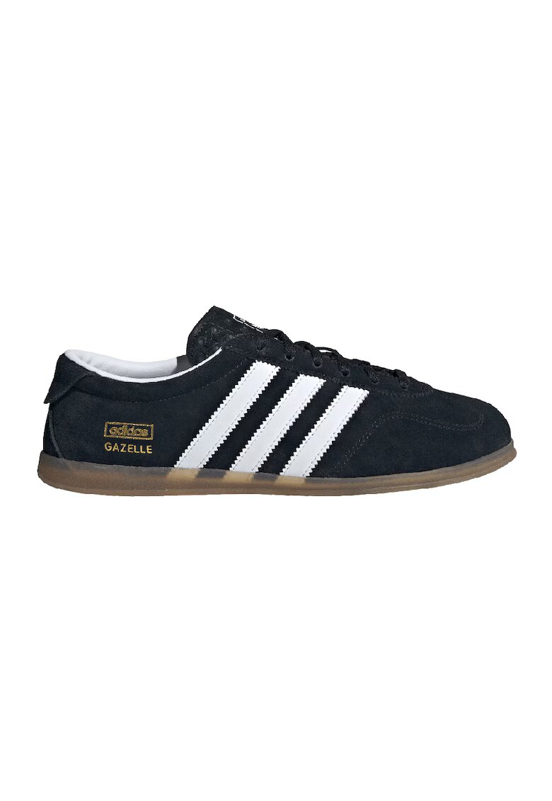 adidas Originals Pantofi sport din piele intoarsa Gazelle Lo Pro - Alb/Negru