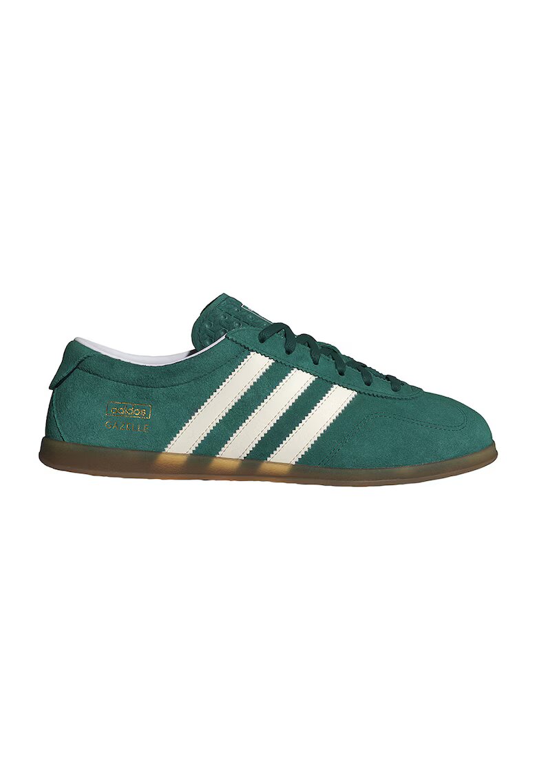 adidas Originals Pantofi sport din piele intoarsa Gazelle Lo Pro - Verde/Alb fildes