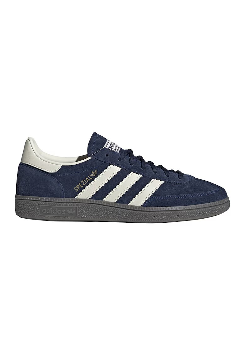 adidas Originals Pantofi sport din piele intoarsa Handball Spezial - Gri deschis/Alb murdar