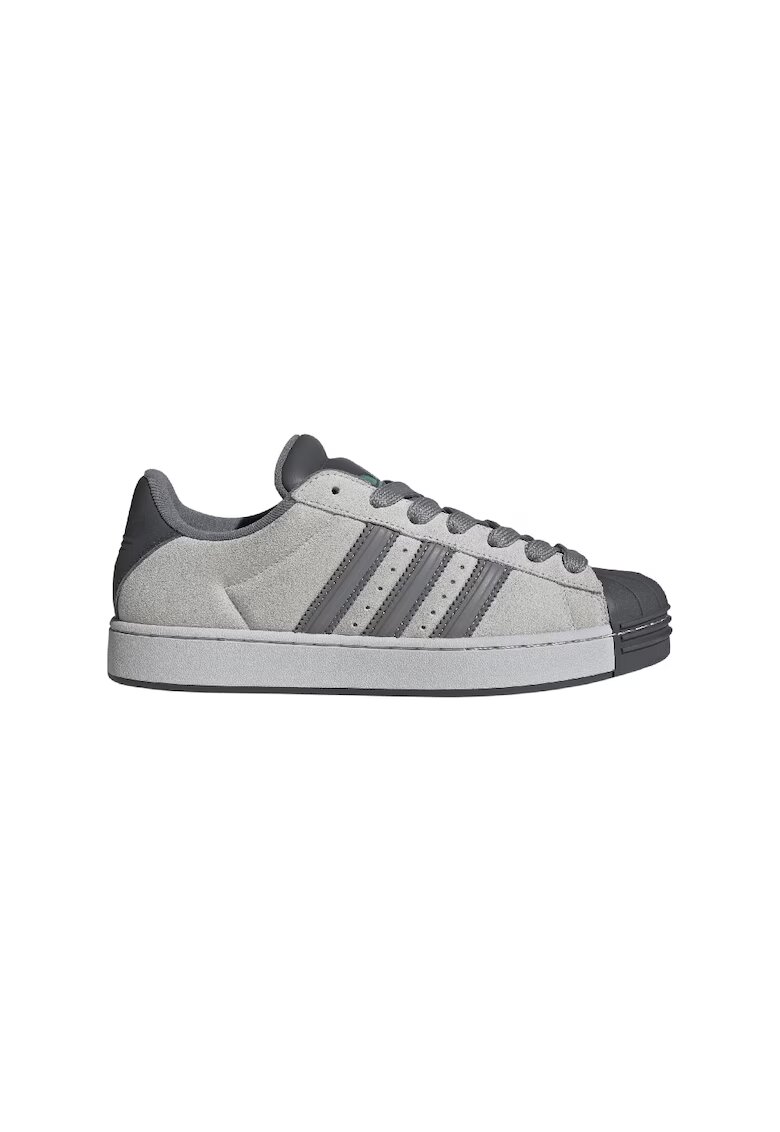 adidas Originals Pantofi sport din piele intoarsa Super St - Gri cenusiu/Gri inchis