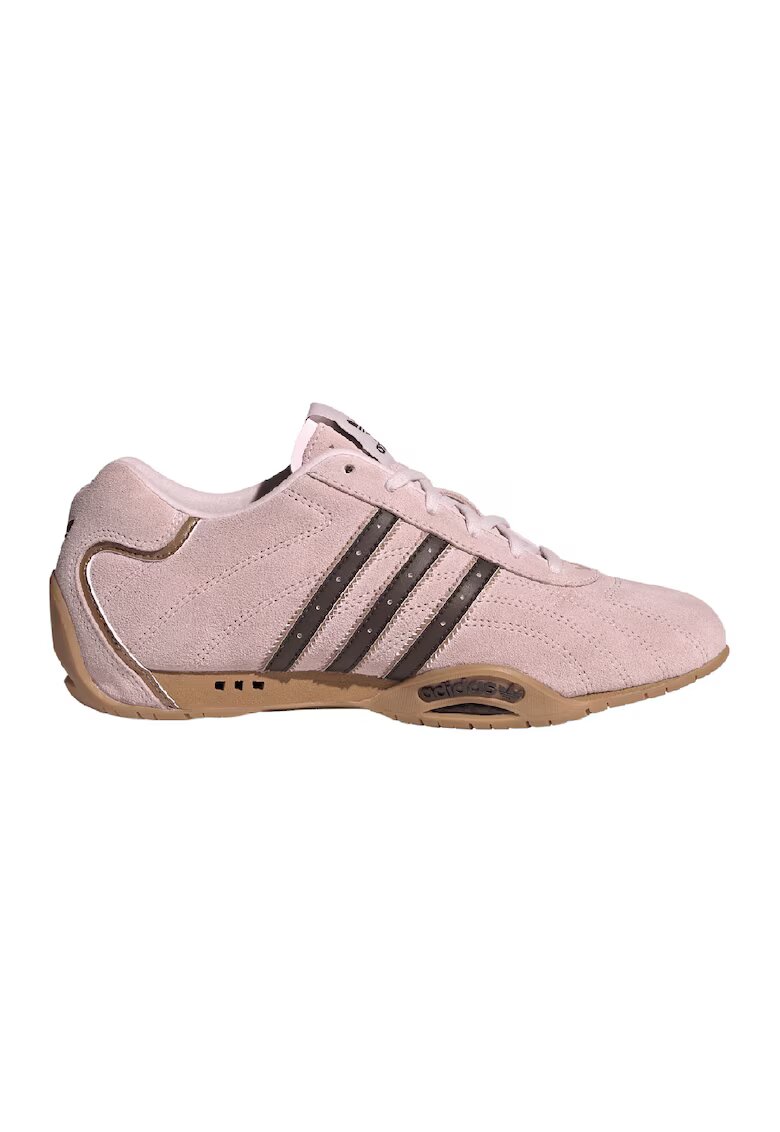 adidas Originals Pantofi sport din piele si piele intoarsa Adirace - Roz