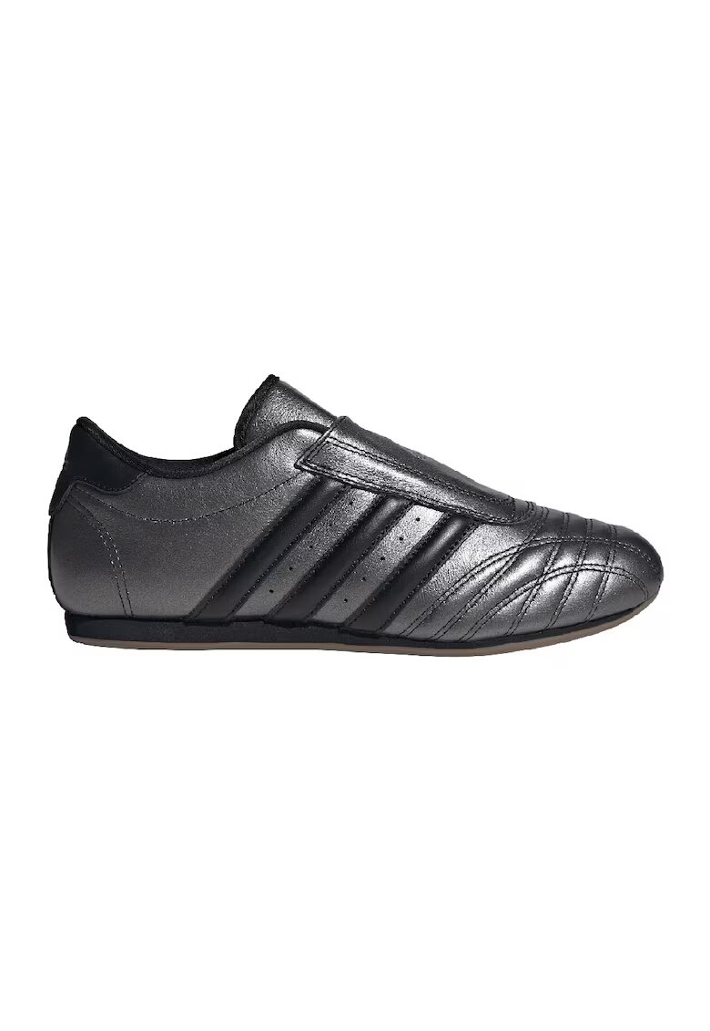adidas Originals Pantofi sport din piele Taekwondo - Negru/Argintiu inchis