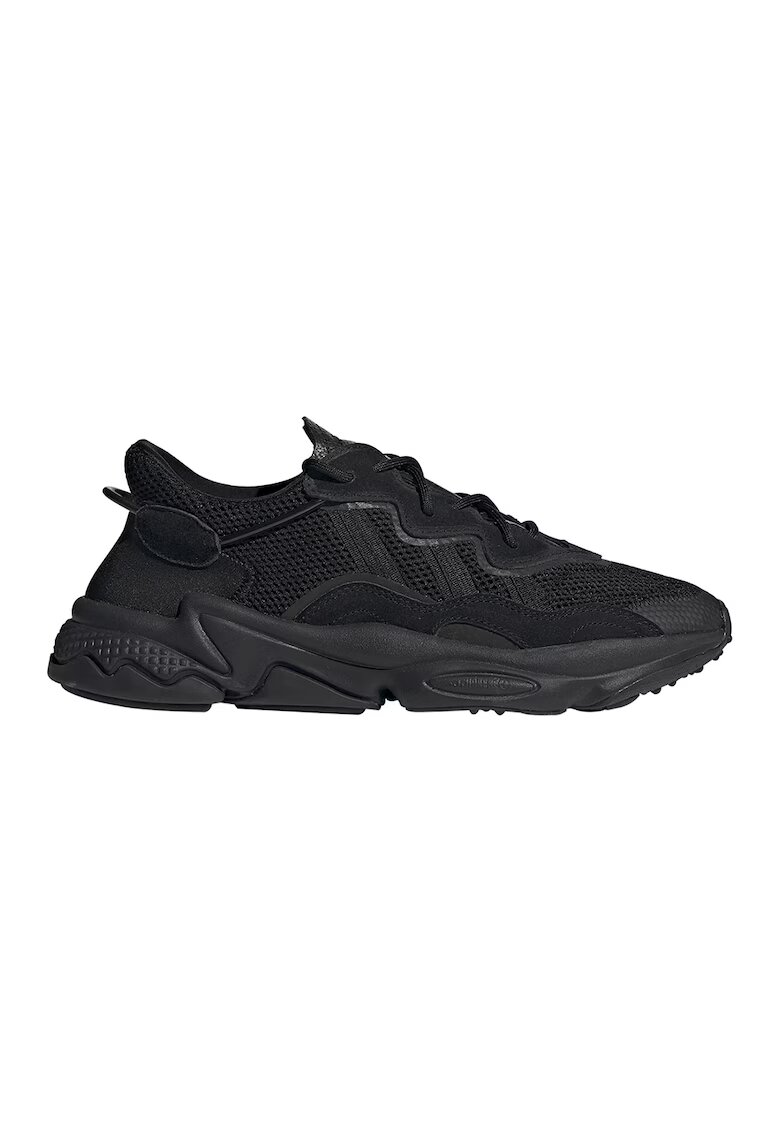 adidas Originals Pantofi sport din plasa cu garnituri din material sintetic Ozweego - Negru