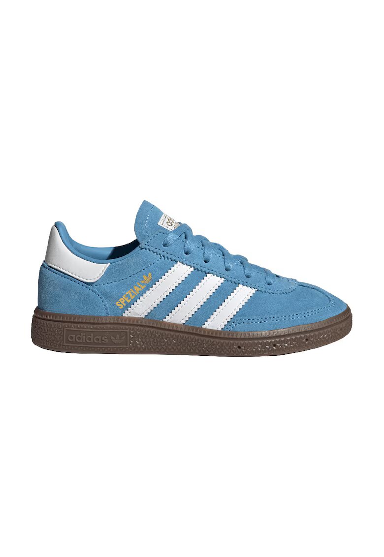 adidas Originals Pantofi sport Handball Spezia de piele intoarsa - Alb/Albastru deschis