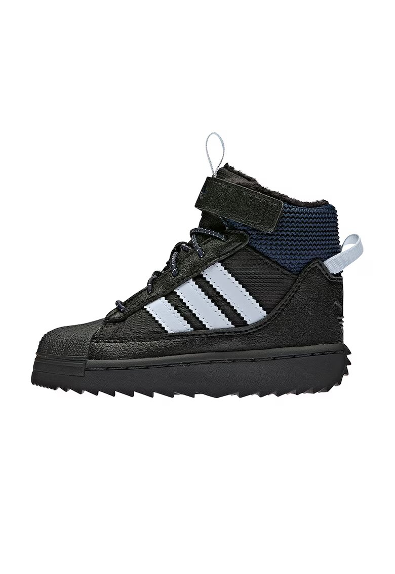 adidas Originals Pantofi sport high-top cu velcro Superstar Winter Trek - Negru