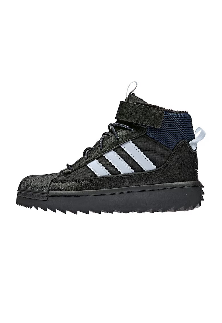 adidas Originals Pantofi sport high-top cu velcro Superstar Winter Trek - Negru