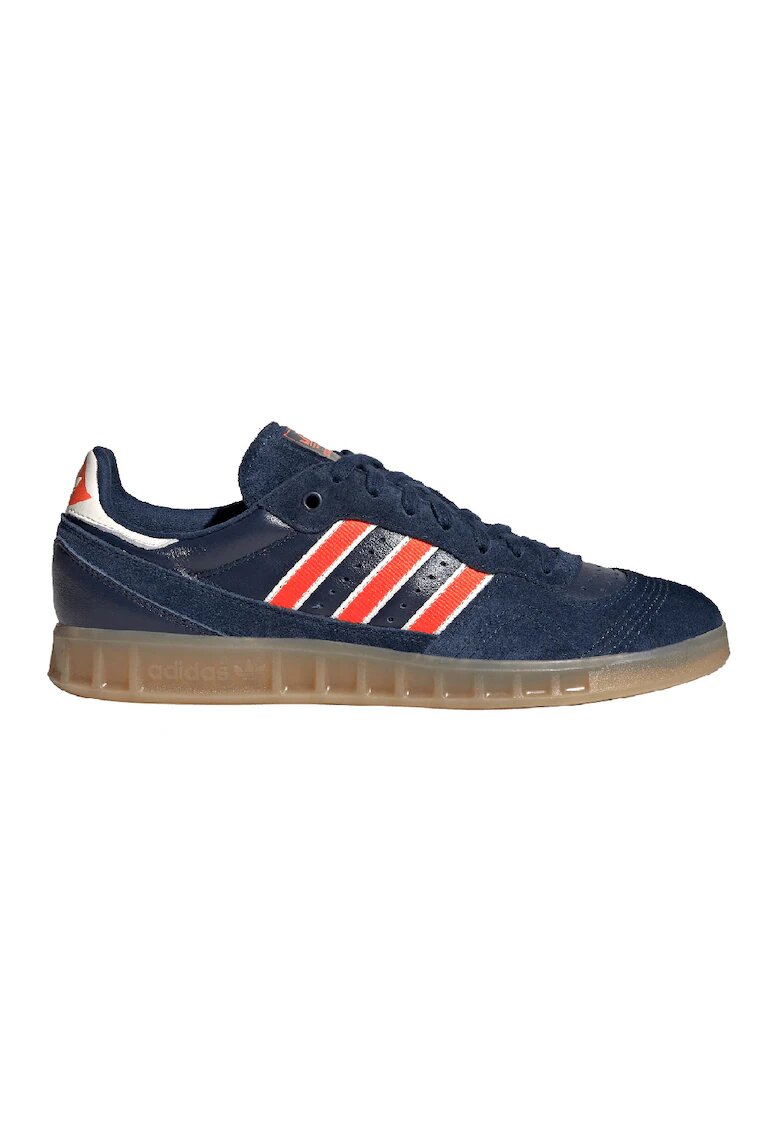 adidas Originals Pantofi sport low-cut cu garnituri din piele - Rosu/Albastru ultramarin