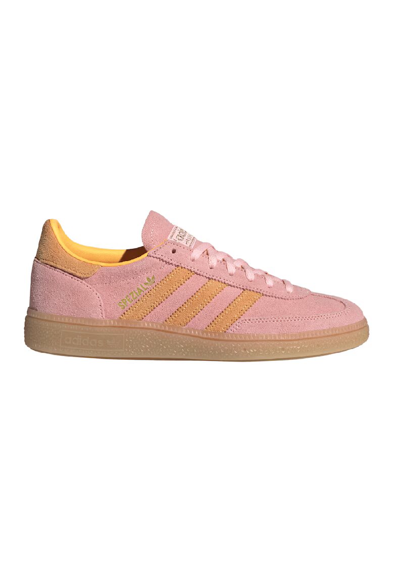 adidas Originals Pantofi sport low cut din piele intoarsa Spezial - Portocaliu/Roz