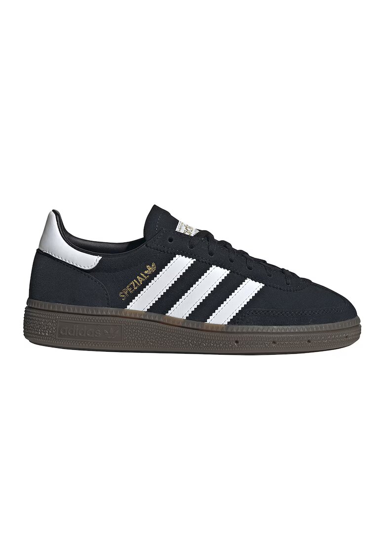 adidas Originals Pantofi sport low-cut Handball Spezia din piele intoarsa - Auriu/Negru stins/Alb optic