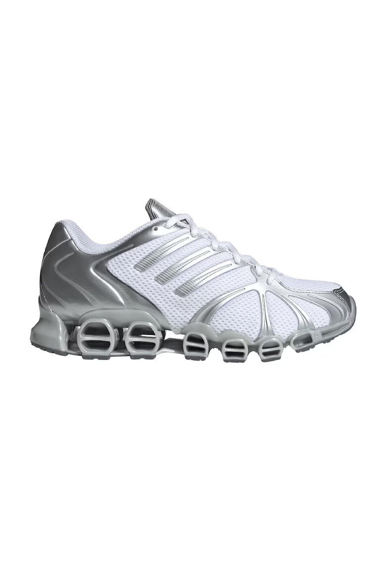 adidas Originals Pantofi sport Mega Ghostride cu talpa wedge - Alb/Argintiu
