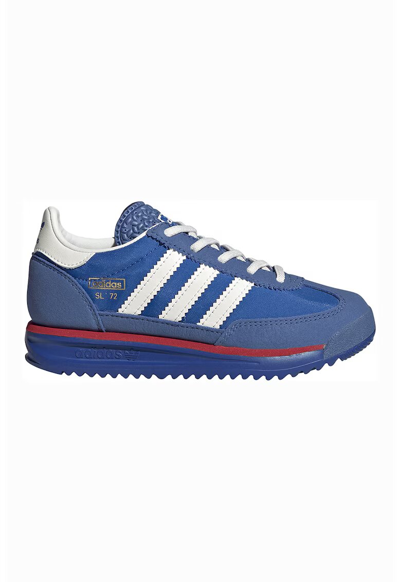 adidas Originals Pantofi sport SL 72 RS cu insertii din plasa - Alb/Albastru