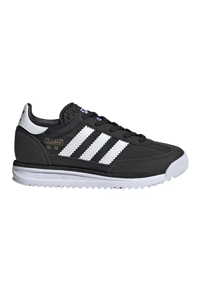 adidas Originals Pantofi sport SL 72 RS cu insertii din plasa - Alb/Negru