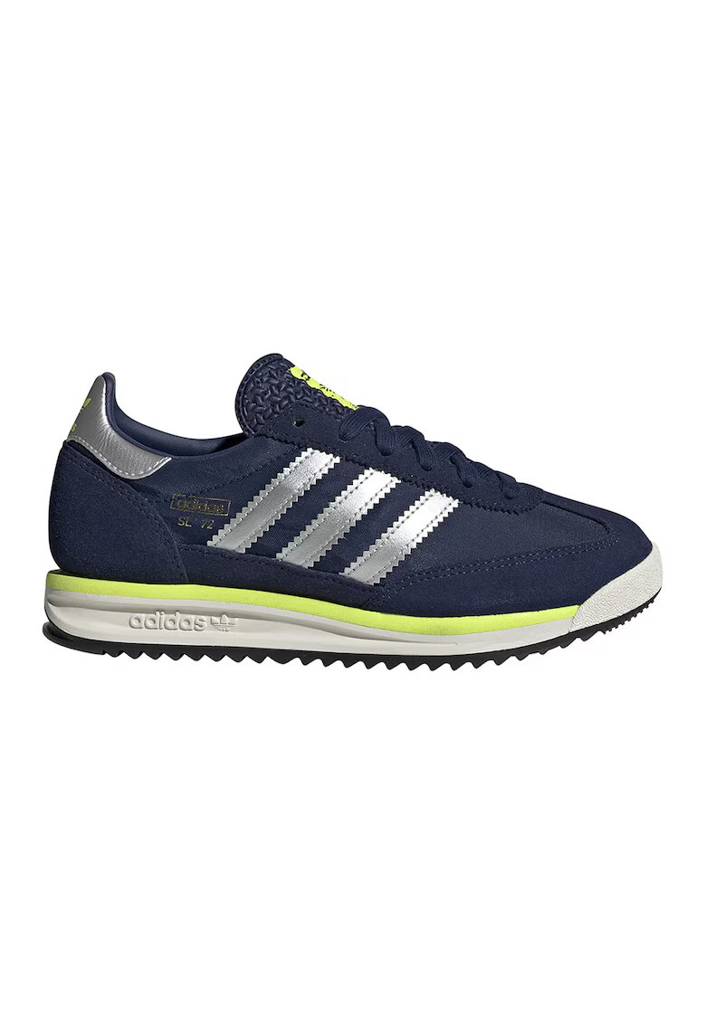 adidas Originals Pantofi sport SL 72 Rs Shadow Clear din piele intoarsa - Albastru inchis/Argintiu