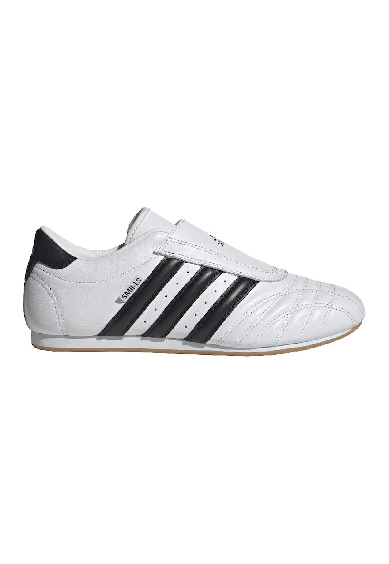 adidas Originals Pantofi sport slip-on din piele Taekwondo - Alb/Negru
