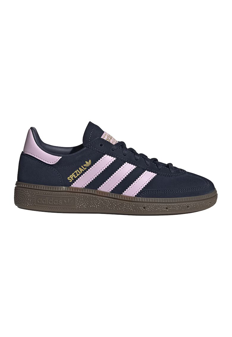 adidas Originals Pantofi sport Spezial de piele intoarsa pentru handbal - Albastru ultramarin/Roz pastel