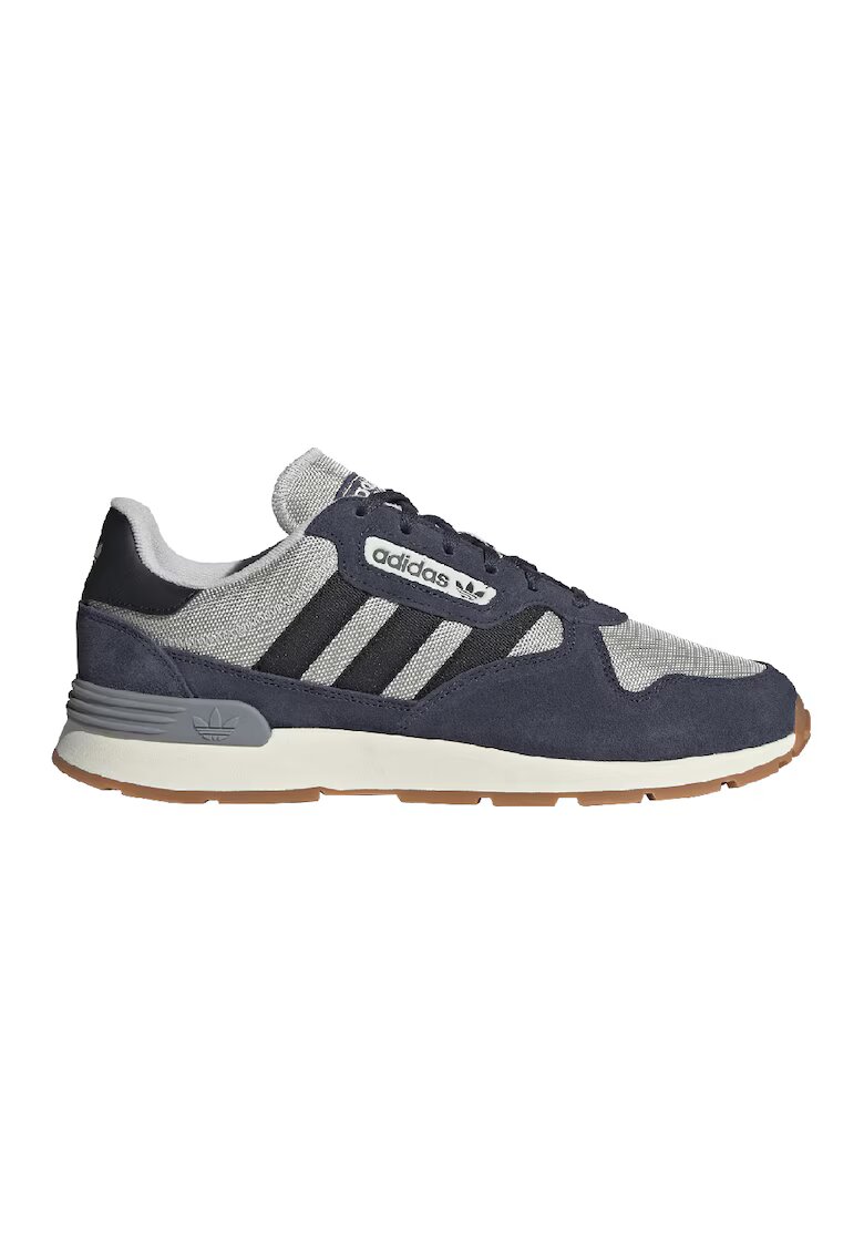 adidas Originals Pantofi sport Treziod 2 cu garnituri din piele intoarsa - Gri/Albastru inchis