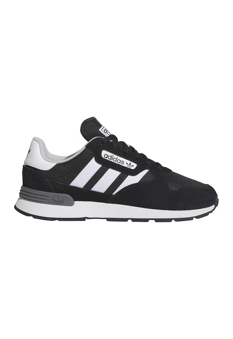 adidas Originals Pantofi sport Treziod 2 cu garnituri din piele intoarsa - Negru/Alb optic