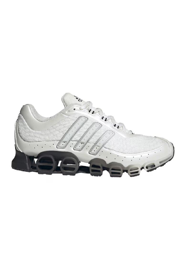 adidas Originals Pantofi sport unisex din plasa cu garnituri din material sintetic Megaride Zero - Alb murdar