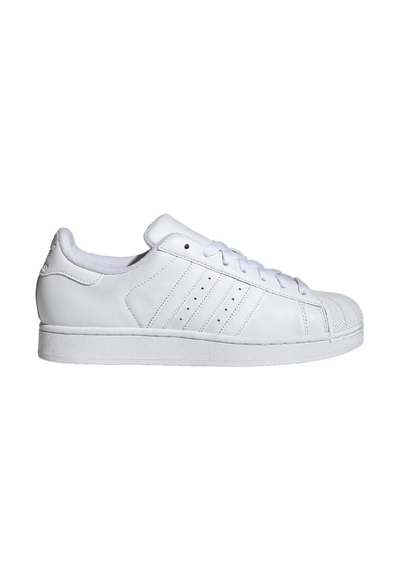 adidas Originals Pantofi sport unisex Superstar II din piele - Alb