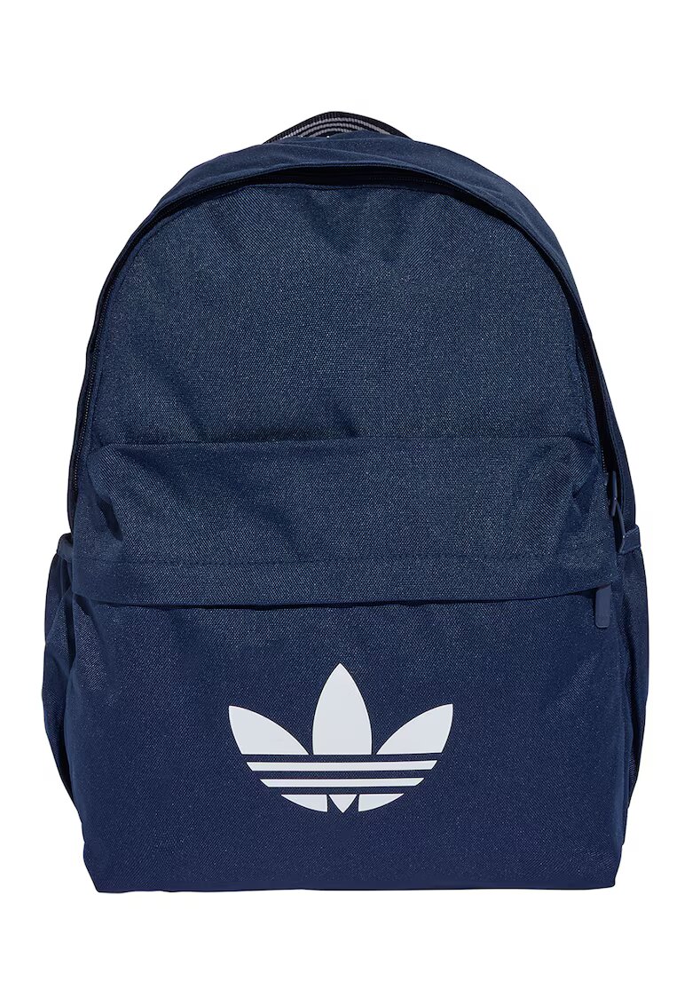 adidas Originals Rucsac cu imprimeu logo contrastant - Albastru ultramarin/Alb optic