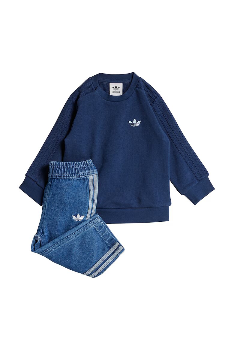 adidas Originals Set de bluza de trening si blugi - Albastru