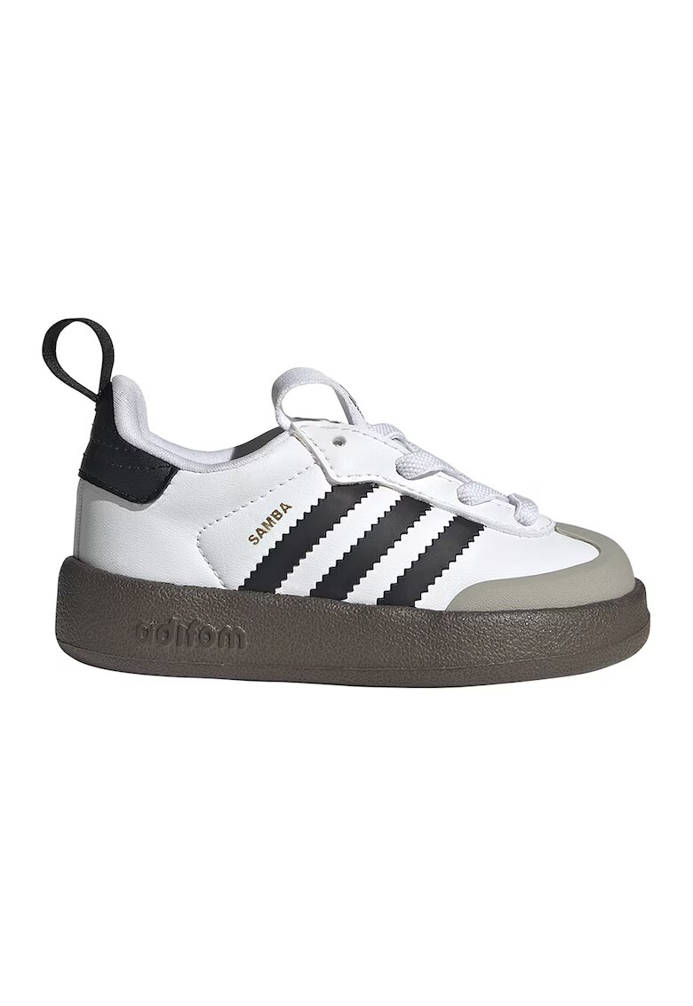 adidas Originals Tenisi din piele ecologica Adifom Samba 360 - Alb/Negru/Alb murdar