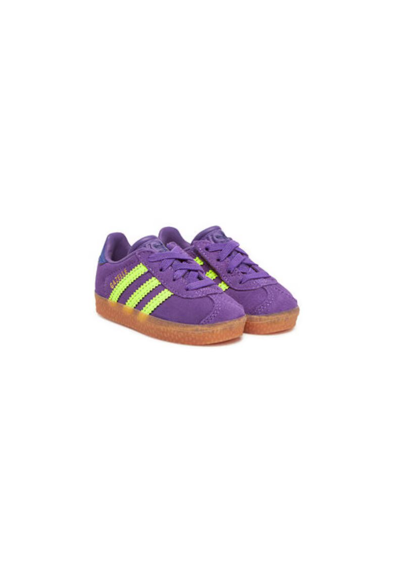 adidas Originals Tenisi din piele intoarsa cu talpa plata