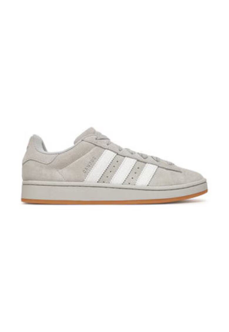 adidas Originals Tenisi din piele intoarsa si logo
