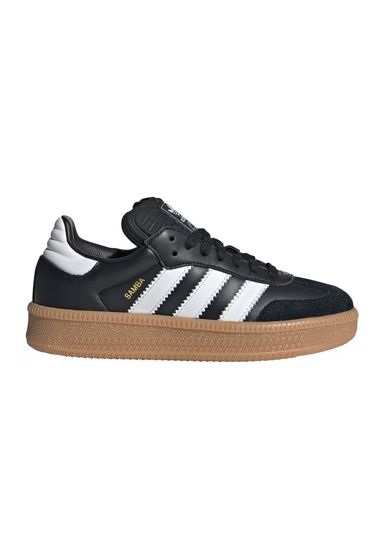 adidas Originals Tenisi din piele si piele intoarsa Samba XLG - Negru