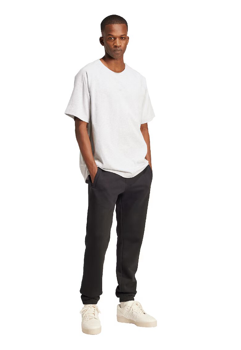 adidas Originals Tricou lejer din bumbac cu maneci raglan Essentials - Gri deschis melange
