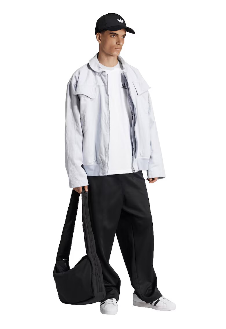 adidas Originals Tricou regular fit din bumbac Trefoil - Alb