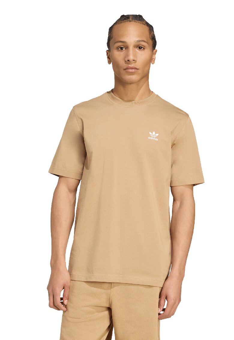 adidas Originals Tricou regular fit din bumbac Trefoil - Maro nisip