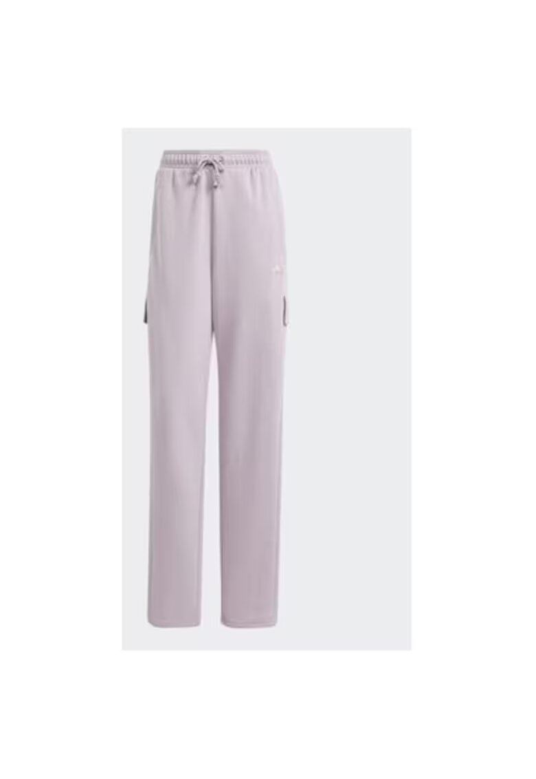 adidas Pantaloni dama - 303489878 - Bumbac/Poliester reciclat - Violet - Violet