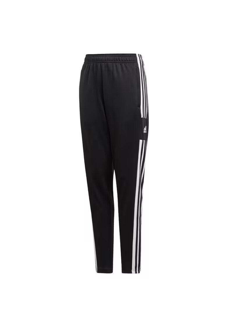 adidas Pantaloni de fotbal pentru copii - Alb/Negru -