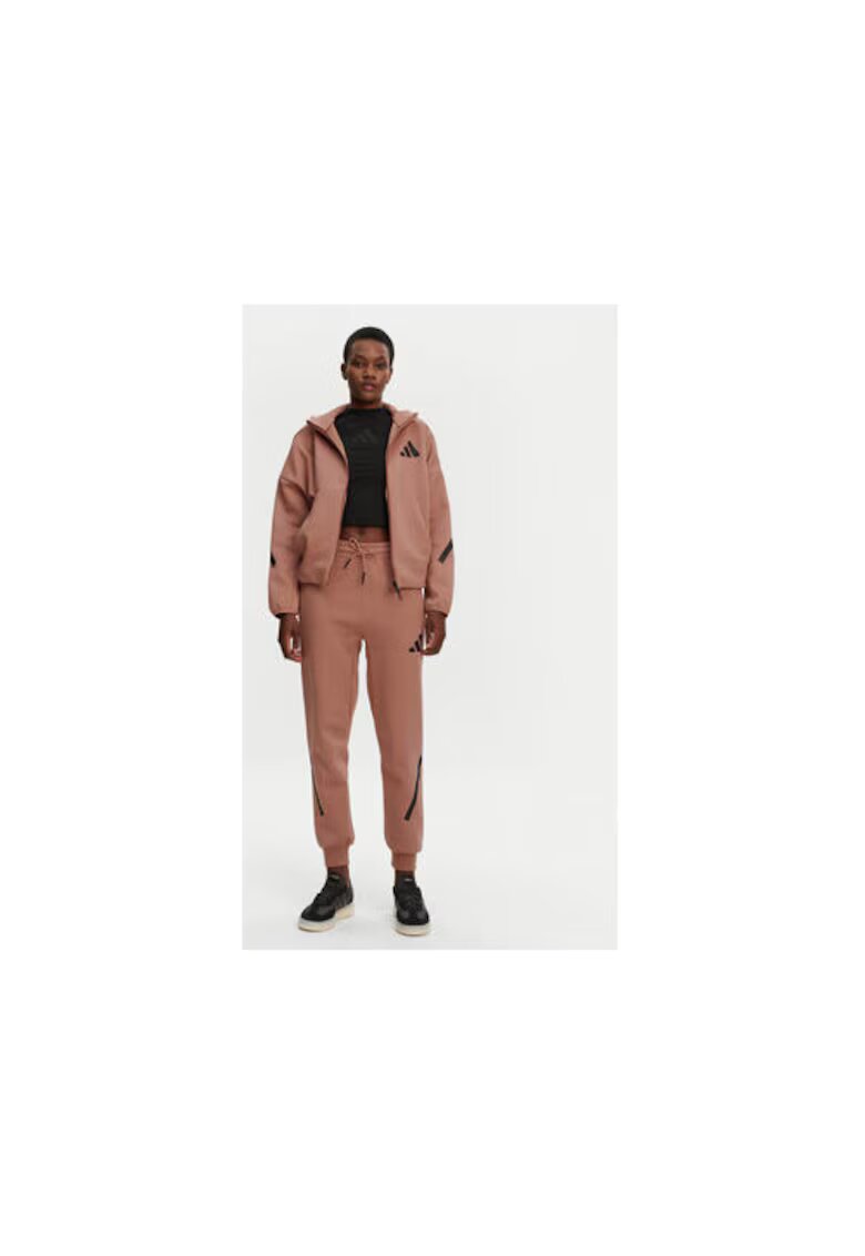 adidas Pantaloni de trening cu buzunare cu fermoar