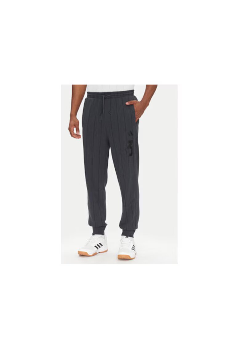 adidas Pantaloni de trening cu model in dungi si buzunare