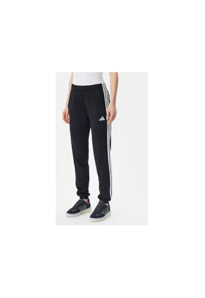 adidas Pantaloni de trening cu talie elastica si imprimeu logo