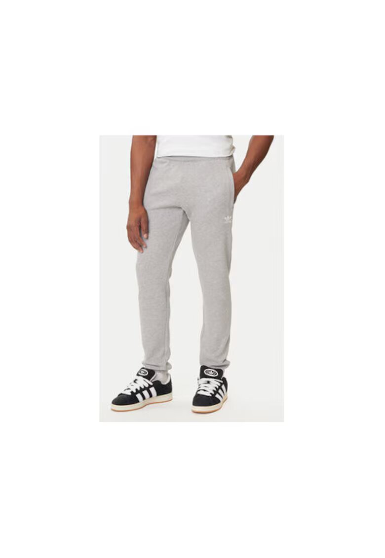 adidas Pantaloni de trening din bumbac cu talie inalta