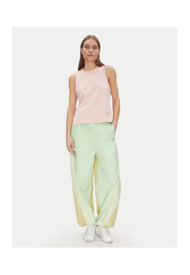 adidas Pantaloni de trening din nailon cu croiala ampla