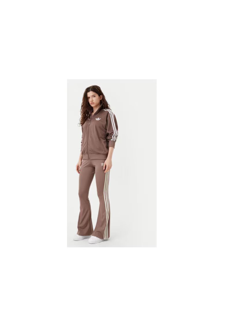 adidas Pantaloni de trening evazati cu benzi logo laterale