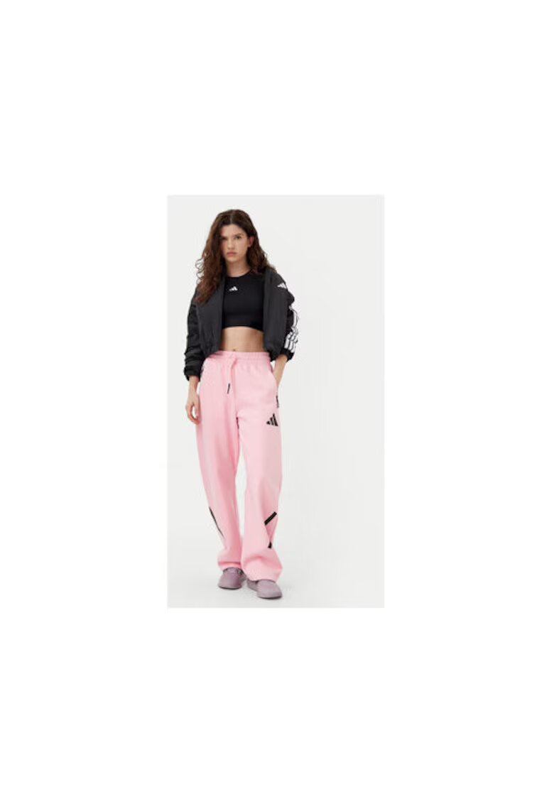 adidas Pantaloni de trening lejeri cu talie inalta -