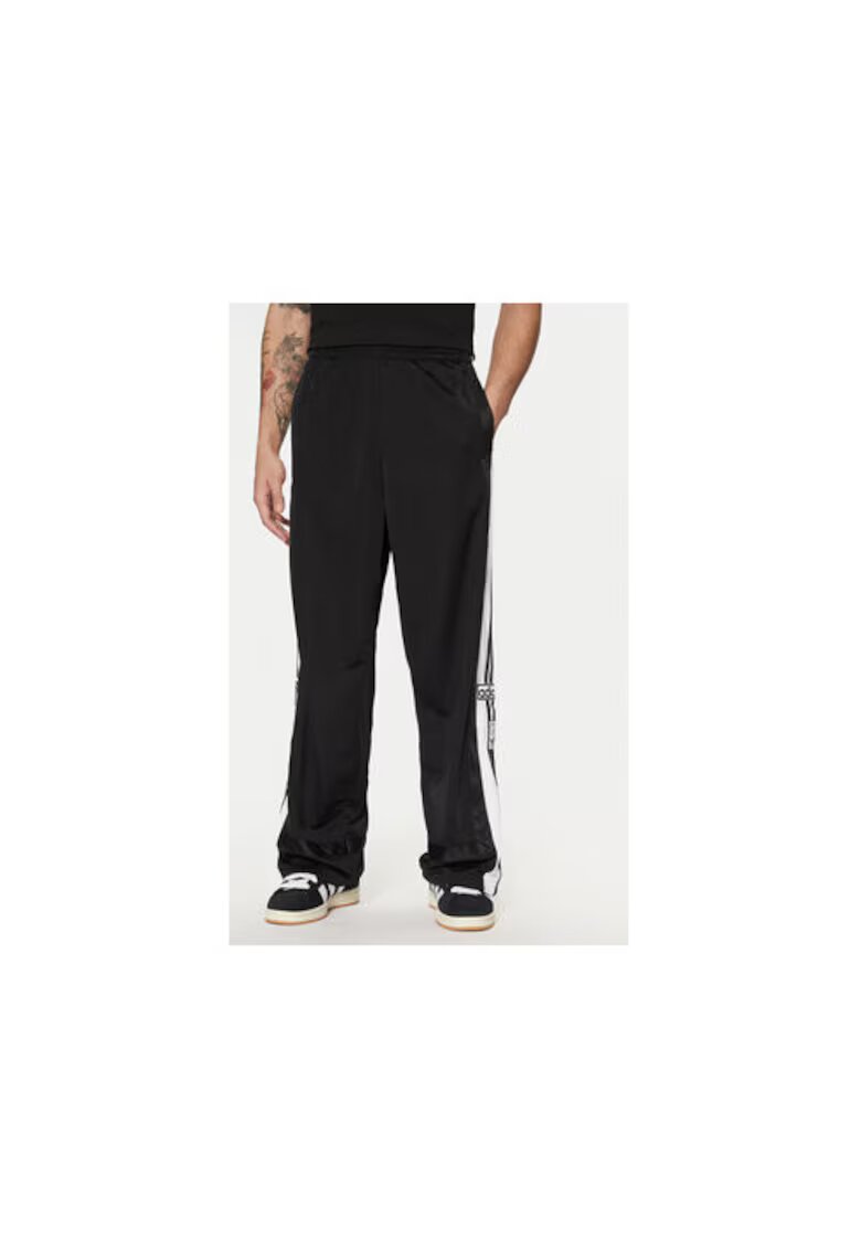adidas Pantaloni de trening lungi cu logo si buzunare lifestyle