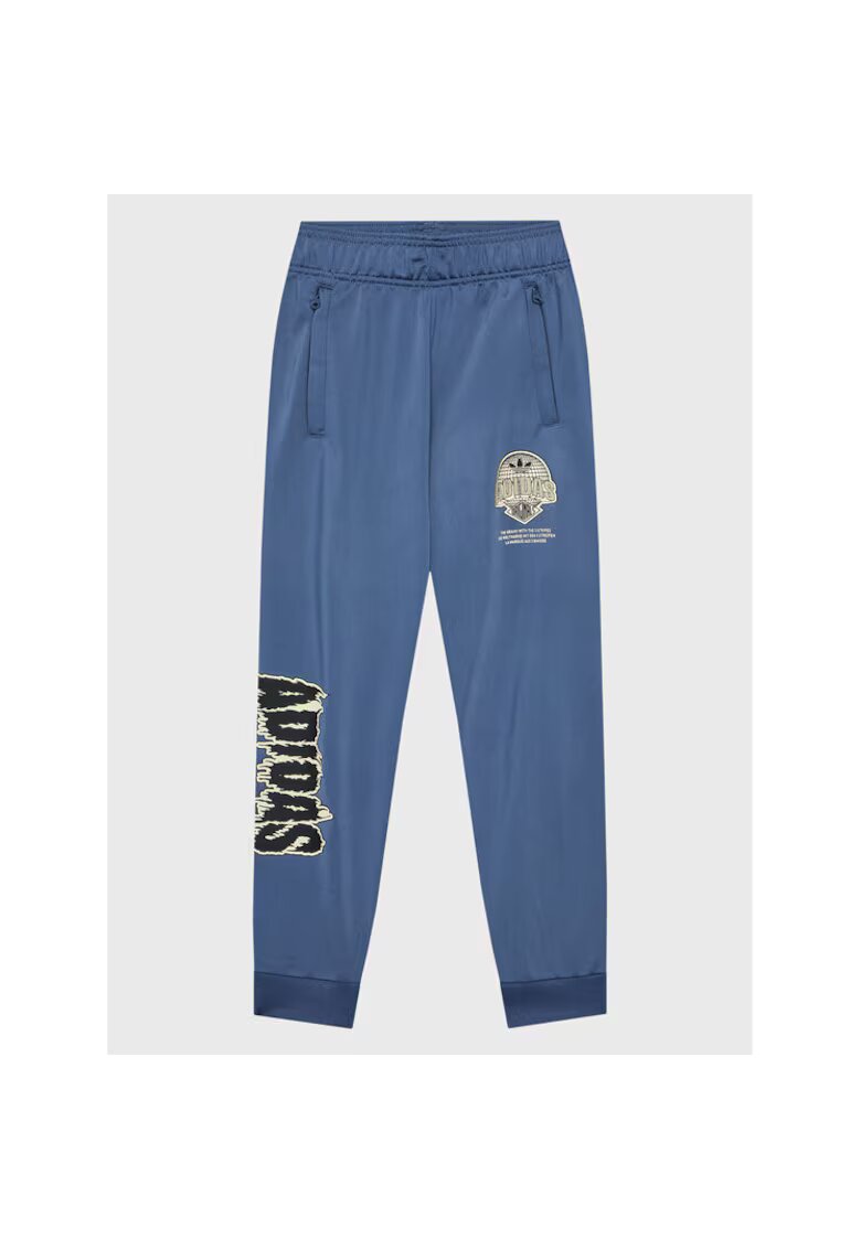 adidas Pantaloni de trening unisex copii albastru -