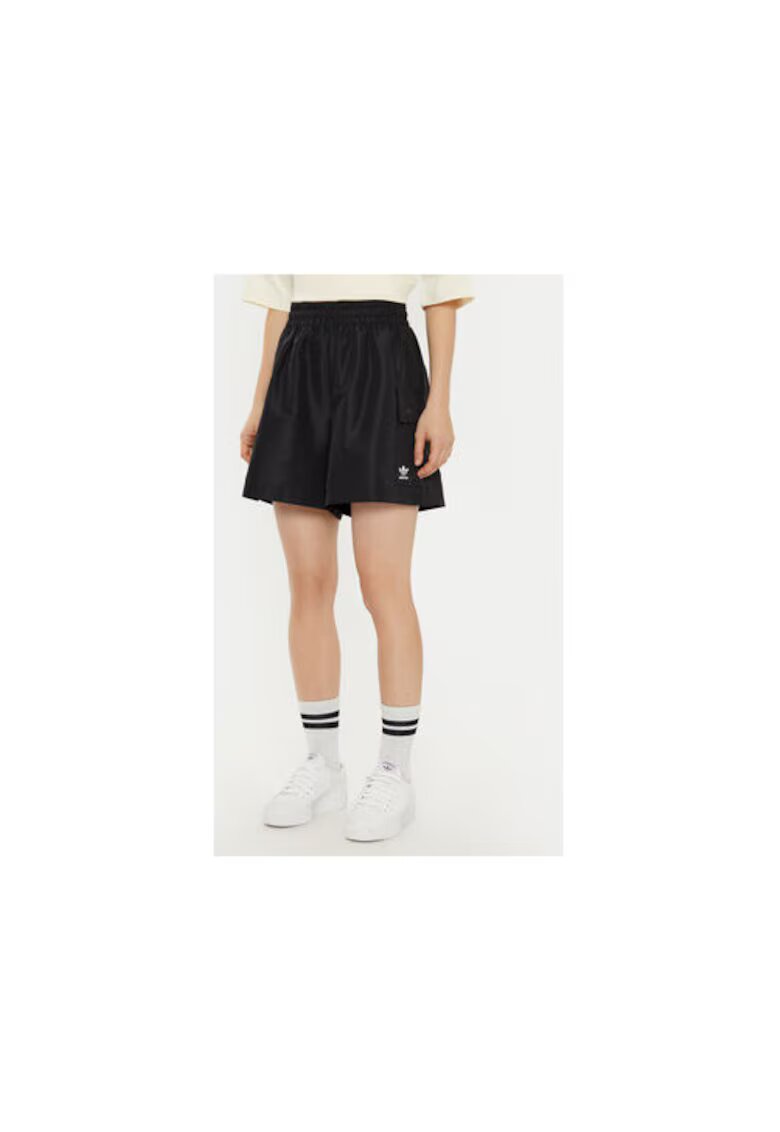 adidas Pantaloni scurti cu croiala ampla si talie elastica