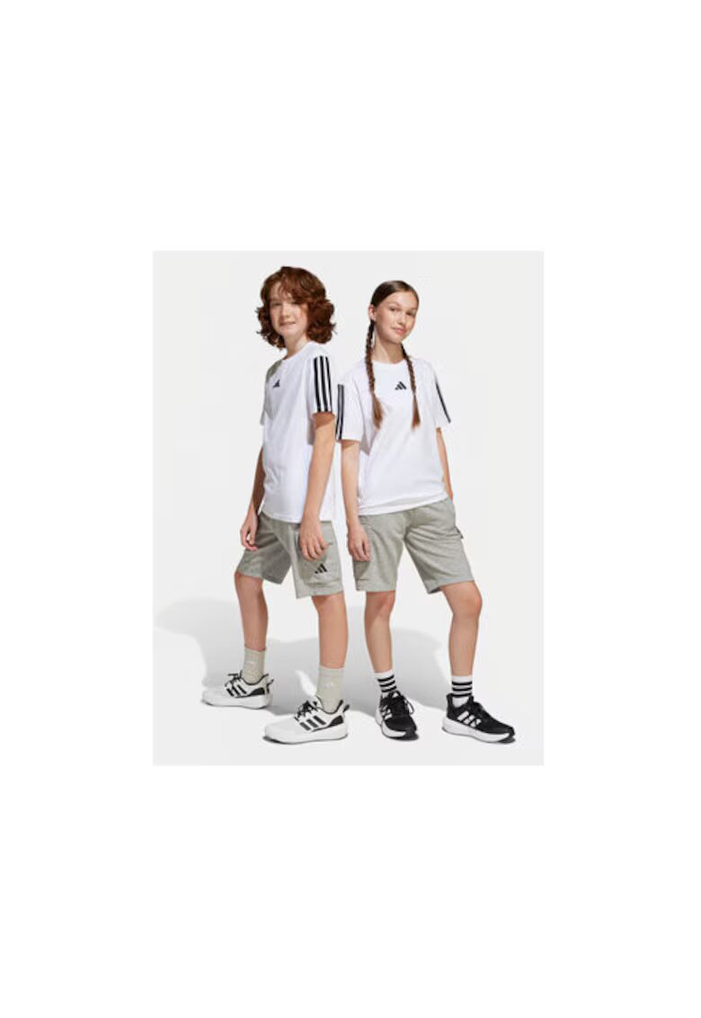 adidas Pantaloni scurti cu detaliu logo si talie elastica