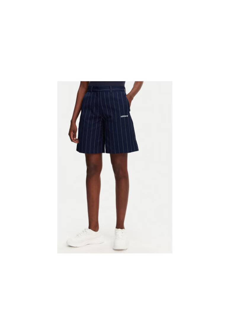 adidas Pantaloni scurti cu model in dungi