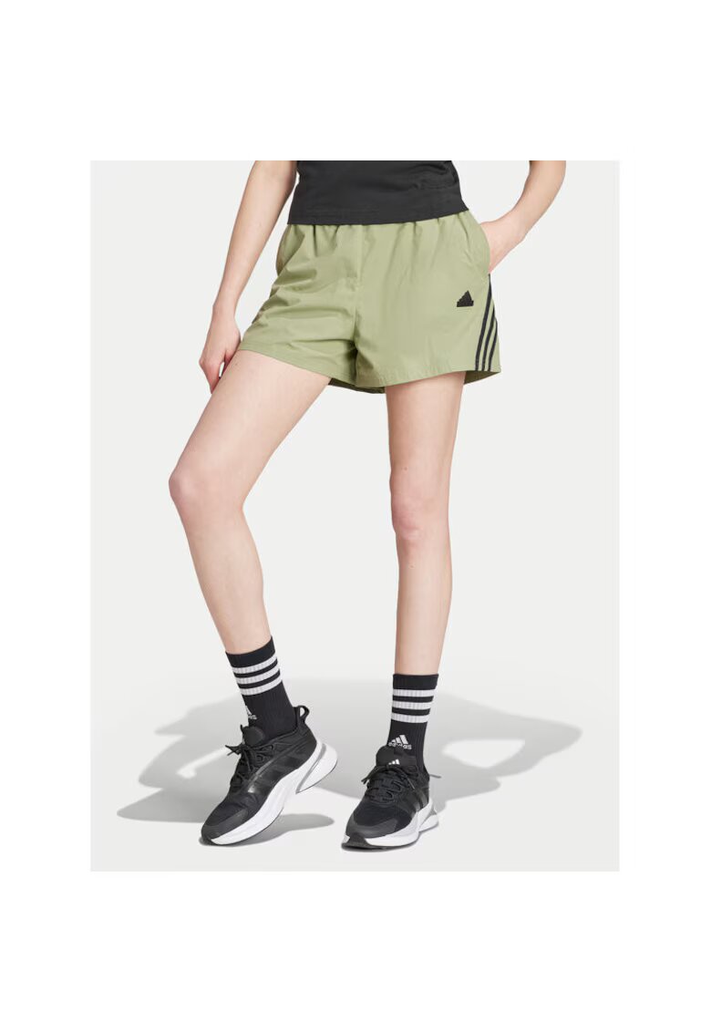 adidas Pantaloni scurti dama - 303899387 - Poliester reciclat - Verde - Verde