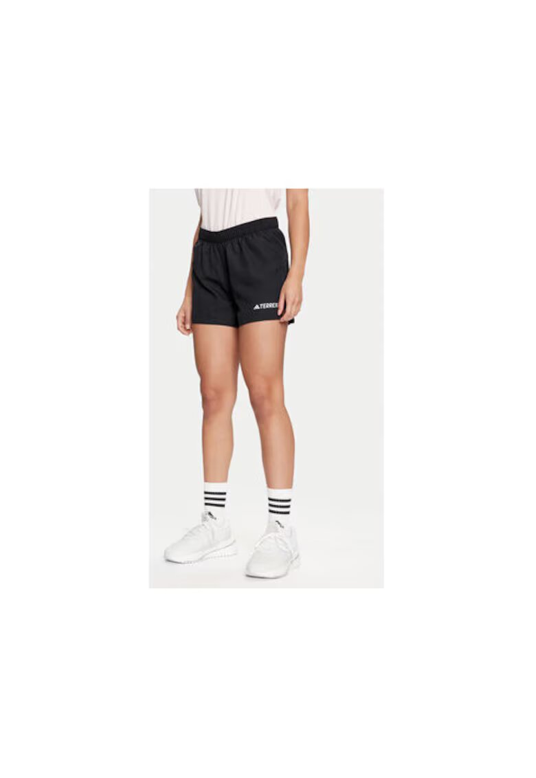 adidas Pantaloni scurti dama - 303901073 - Poliester reciclat - Negru - Negru